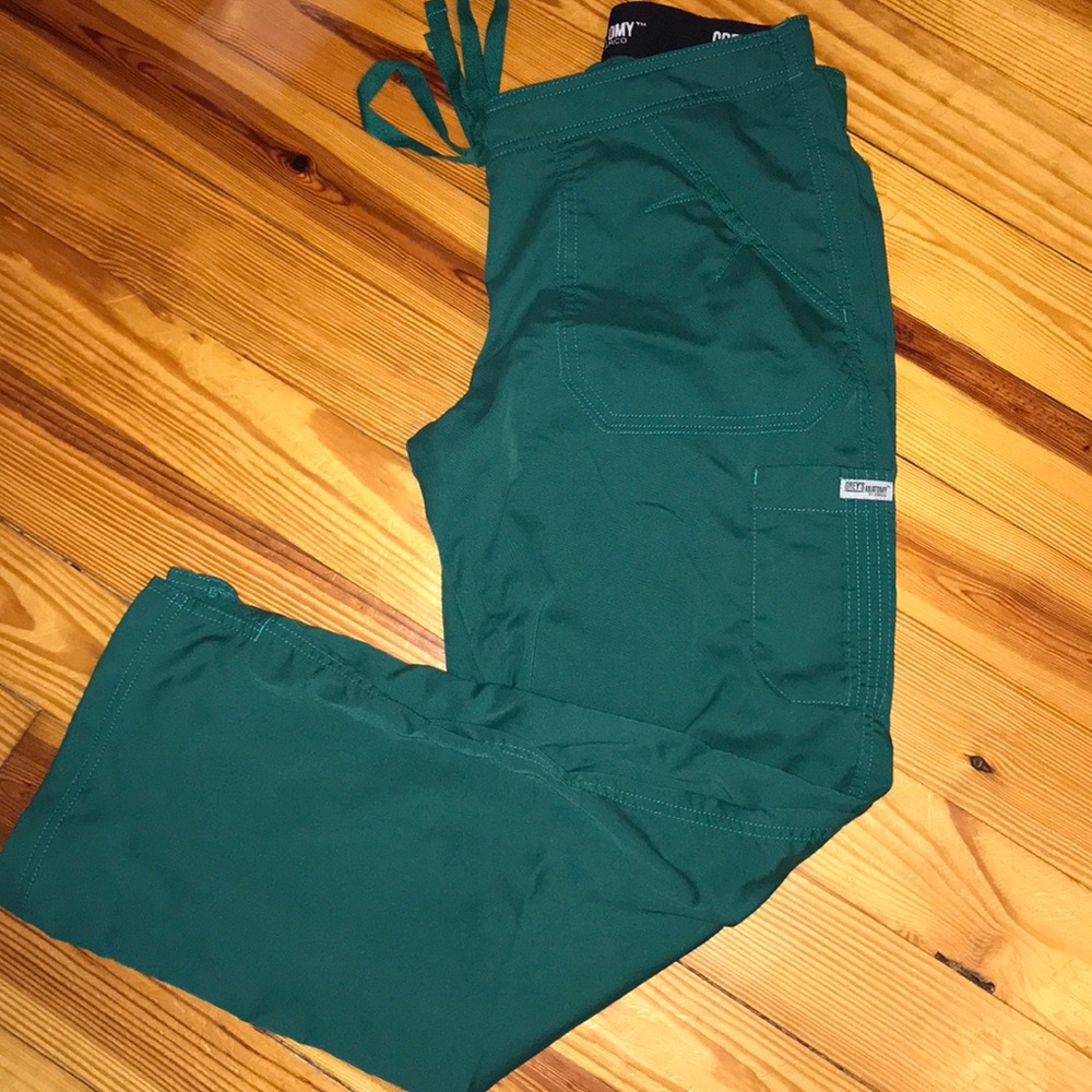 Grey's Anatomy Hunter green Scrub pants